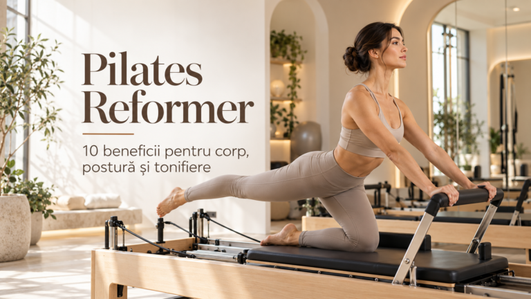 Pilates Reformer: 10 beneficii pentru corp, postură și tonifiere